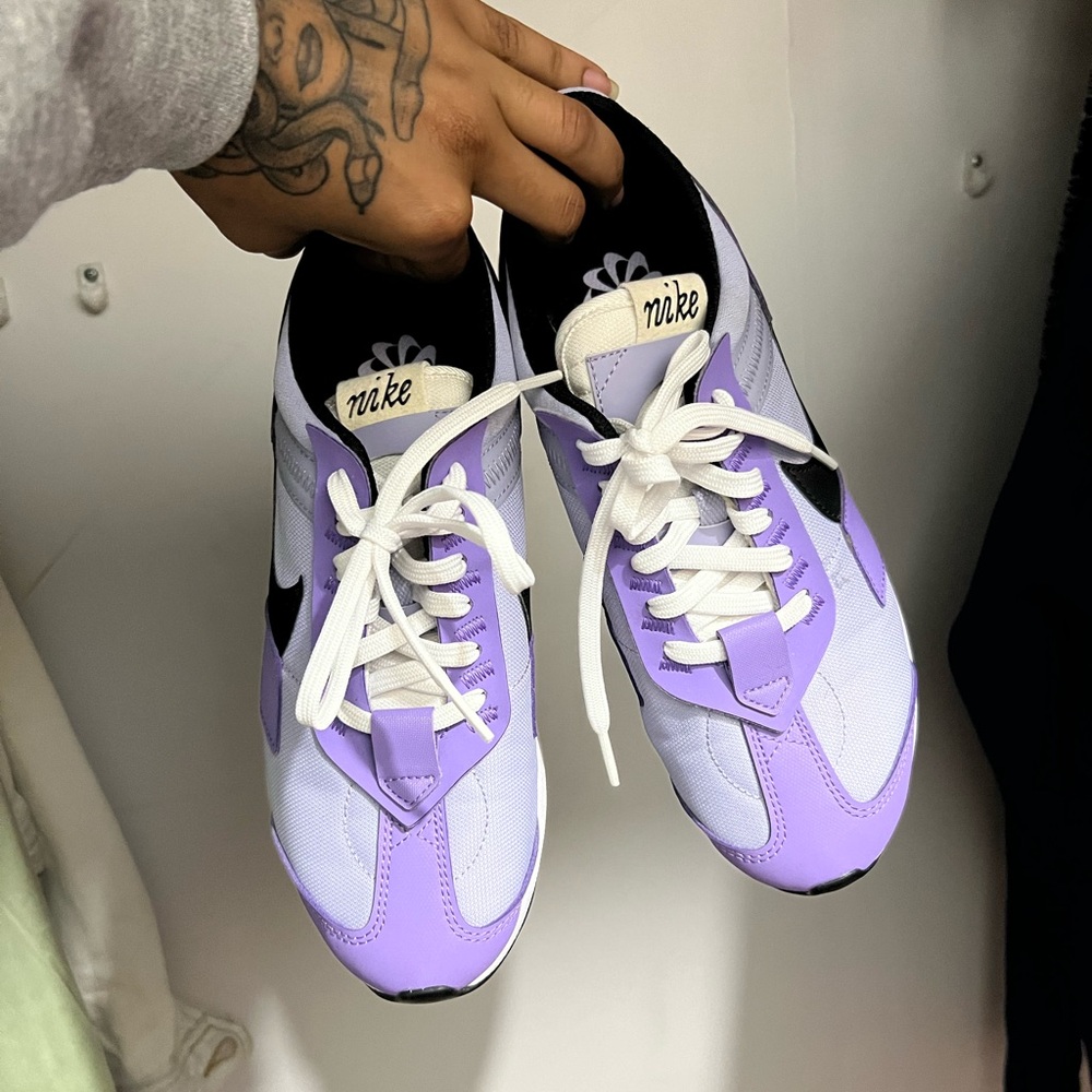 Purple & Black Nikes